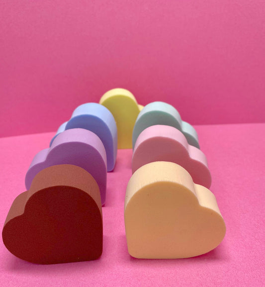 Heart Shaped Practice Sponges