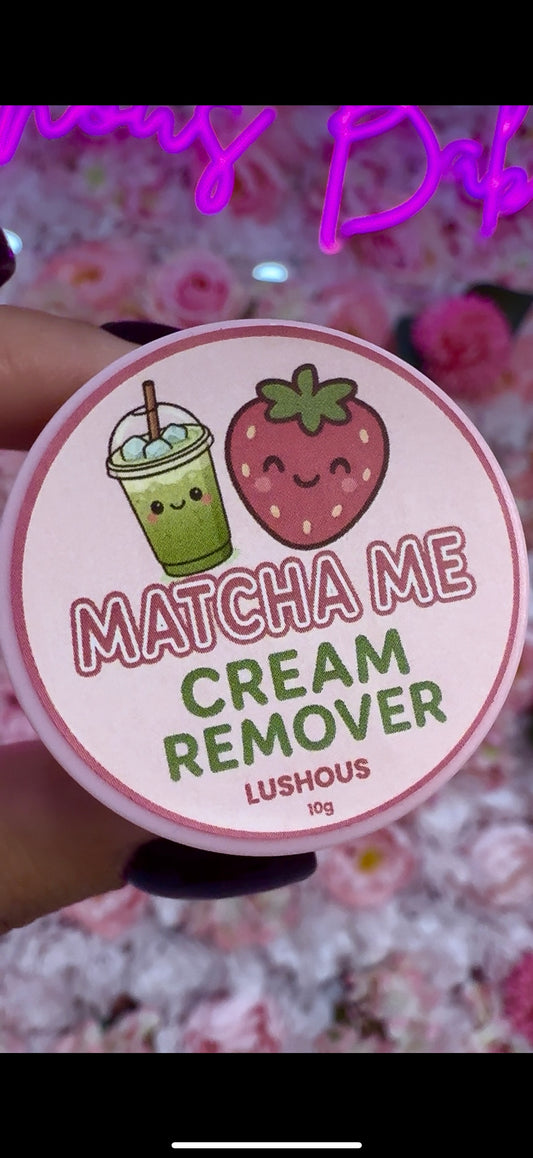 Matcha me cream remover