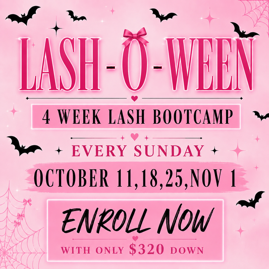 4 Week Lash Bootcamp, Every Sunday– October