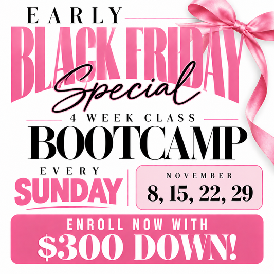 4 Week Lash Bootcamp, Every Sunday – November