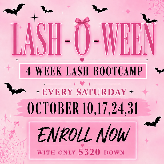 4 Week Lash Bootcamp, Every Saturday– October